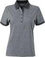 Dámské žerzejové melírované polo