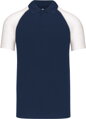 Baseballové piqué polo