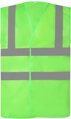 Hi-Vis síťovaná bezpečnostní vesta