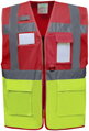 Hi-Vis síťovaná bezpečnostní vesta