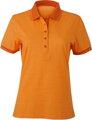 Dámské žerzejové melírované polo