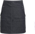 Denim zástěra do pasu krátká