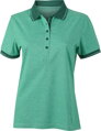 Dámské žerzejové melírované polo