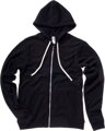 Unisex mikina Tri-Blend s kapucí