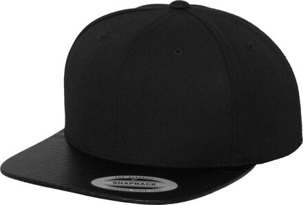 6 panelová Snapback kšiltovka "Carbon"