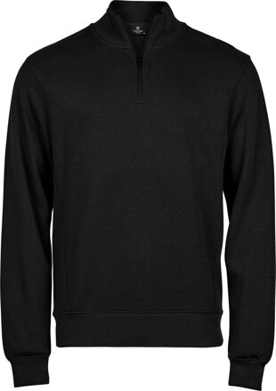 Mikina interlock s 1/4 zipem