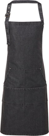 Denim zástěra s laclem