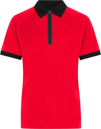 Dámské piqué polo se zipem