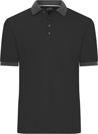Pánské kontrastní piqué polo