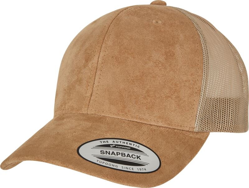 6 panelová Trucker kšiltovka "Suede" 6 panelová Trucker kšiltovka "Suede"