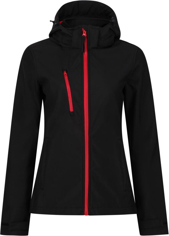 Dámská 3vrstvá softshell bunda s kapucí "Venturer" Dámská 3vrstvá softshell bunda s kapucí "Venturer"